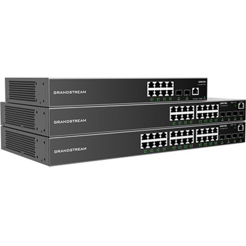 Bộ chuyển mạch mạng quản lý lớp 2+ Grandstream GWN7802P 16 cổng Gigabit Ethernet PoE ngân sách PoE 240W