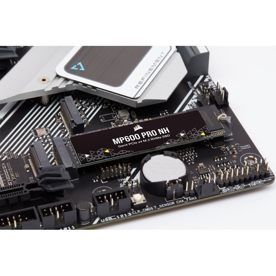 Corsair CSSD-F4000GBMP600PNH MP600 PRO NH 4TB PCIe 4.0 (Gen 4) x4 NVMe M.2  SSD, Unbelievably Fast Sequential Read/Write Speeds