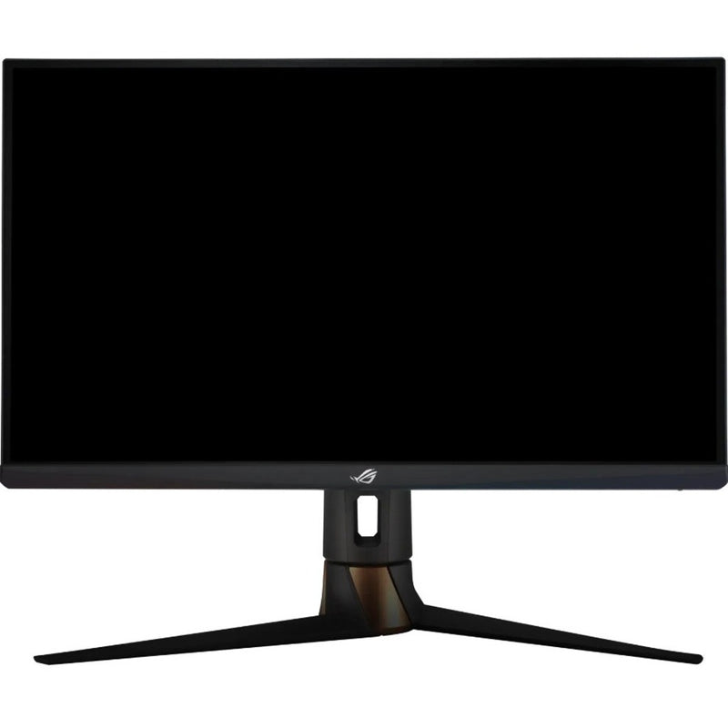 Front view of ROG Swift monitor showing clean design and stand