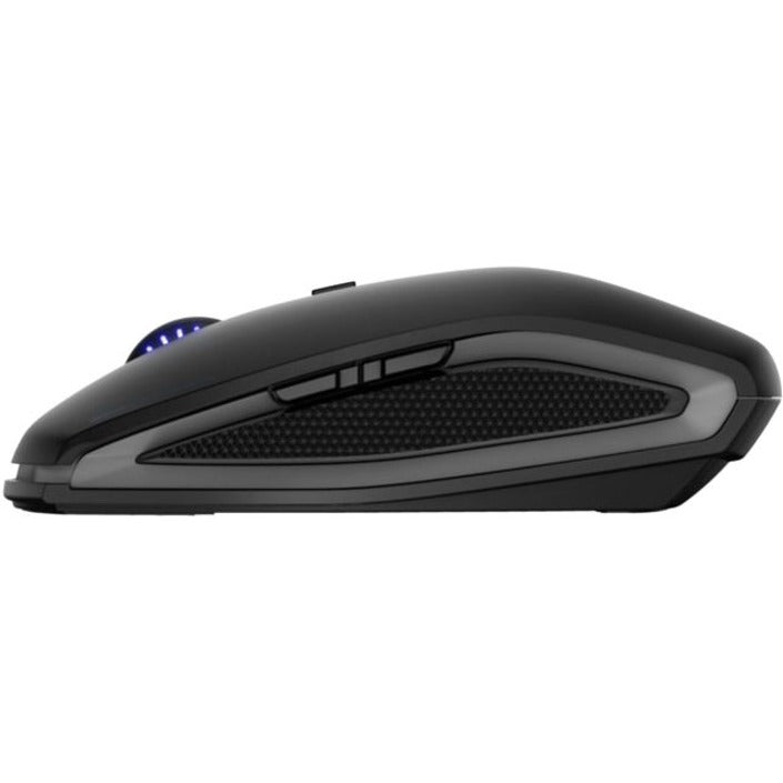 Side view of CHERRY GENTIX BT mouse showing low profile design