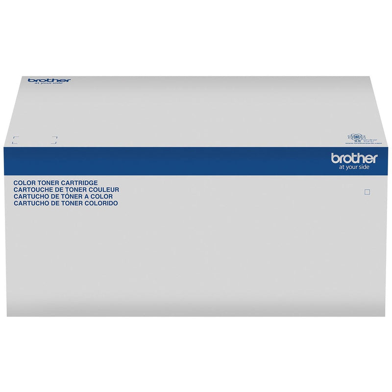 Front view of Brother TN810BK toner cartridge packaging in office setting