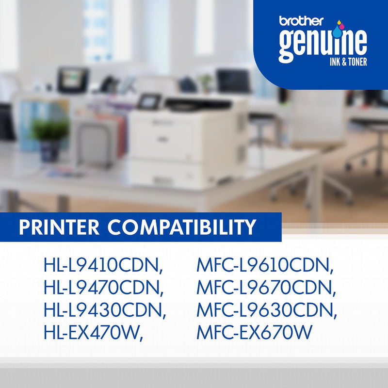 Compatibility chart showing supported Brother printer models