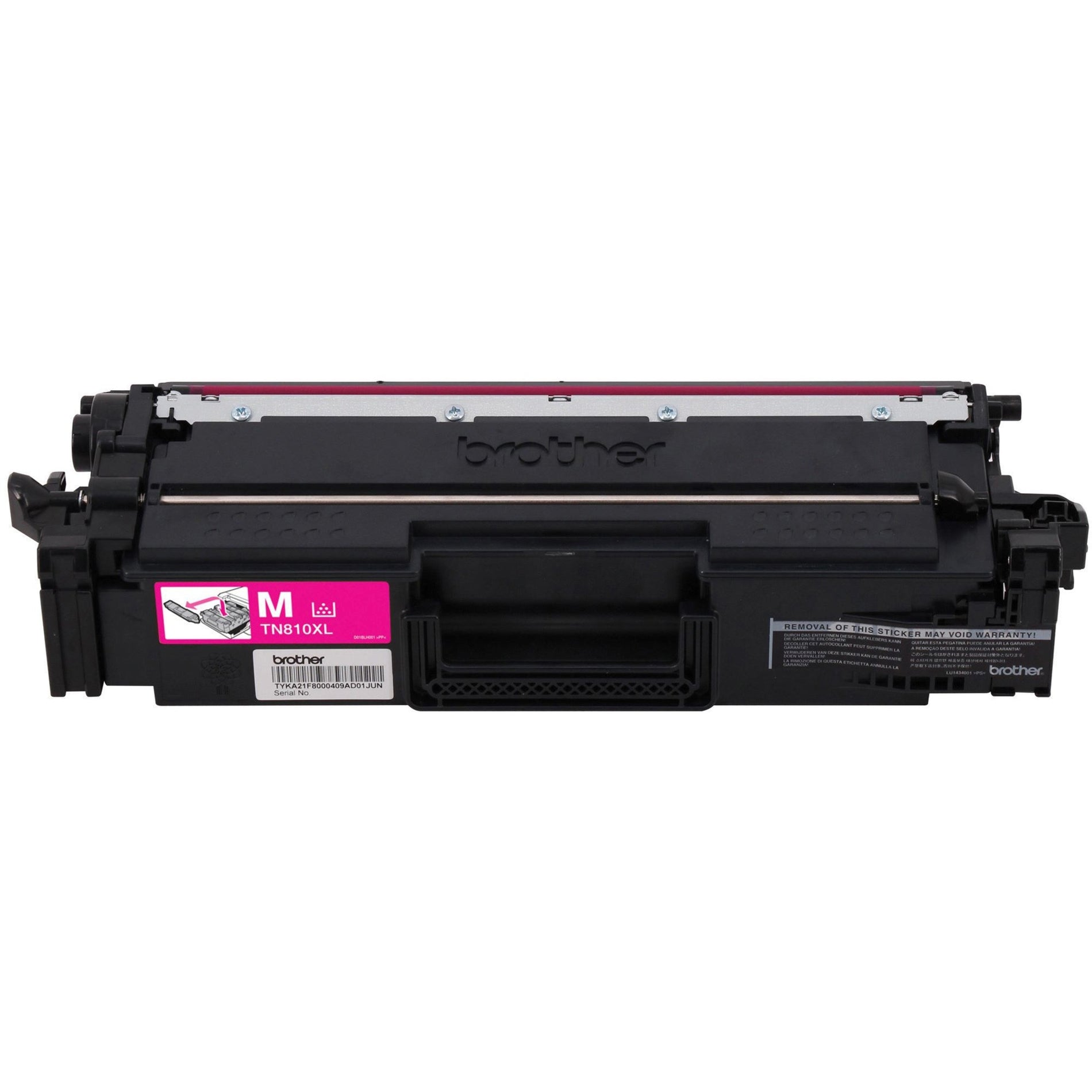 Brother TN810XLM High-Yield Magenta Toner Cartridge, Original, 9000 Pages