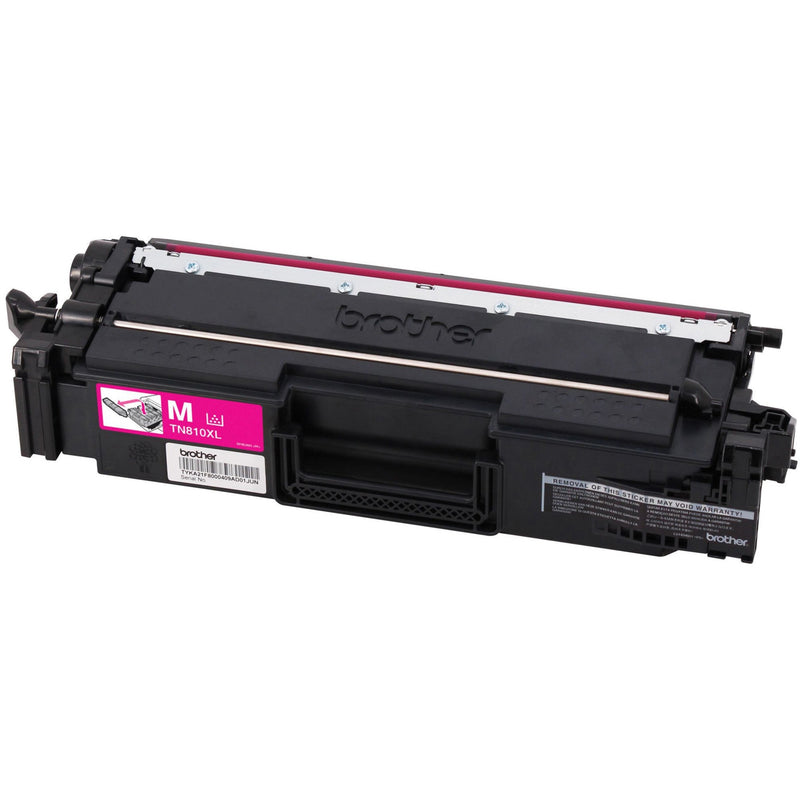 Angled view of Brother TN810XLM toner cartridge