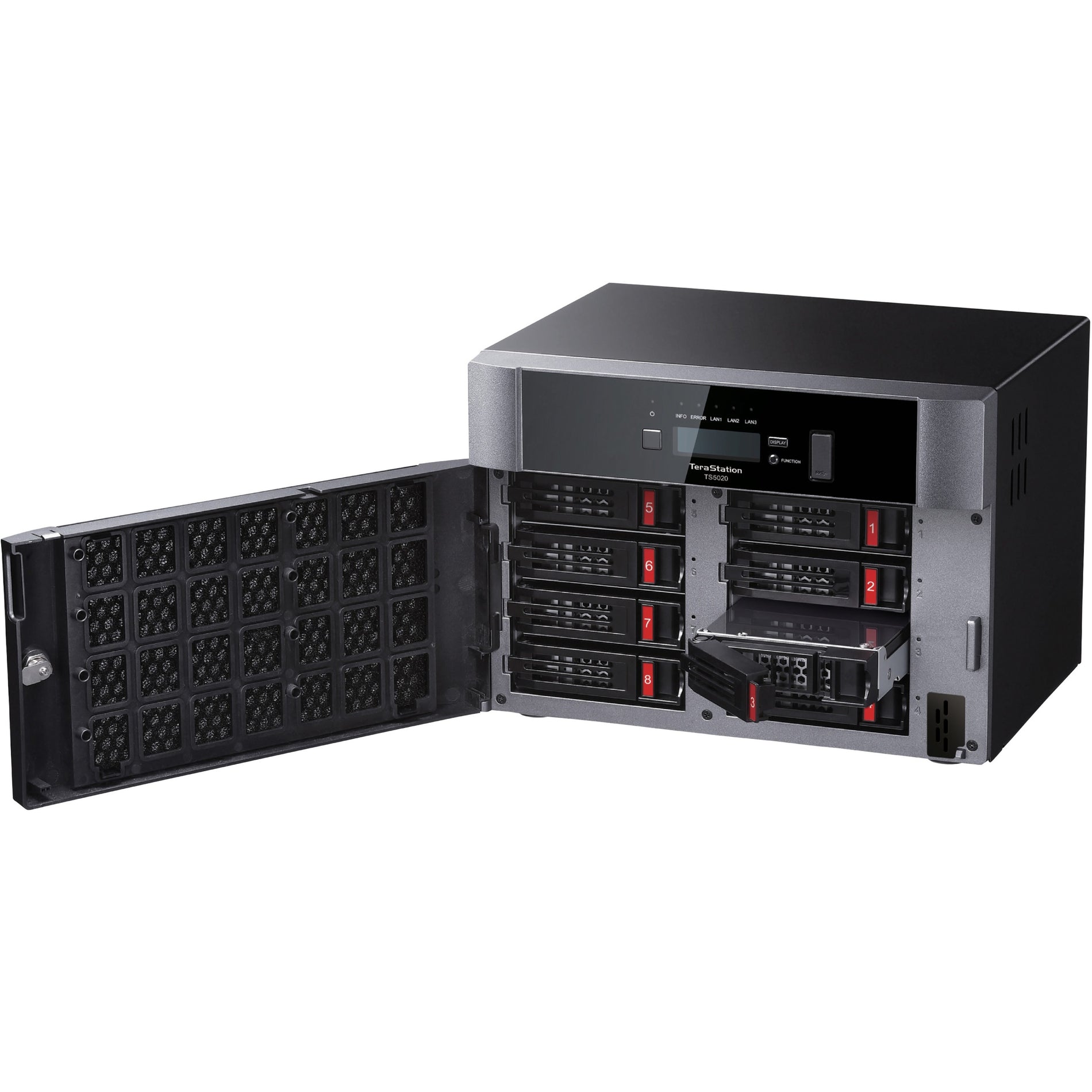 Buffalo TS5820DN9608 TeraStation SAN/NAS Storage System, 96TB Capacity, 10GbE Ethernet