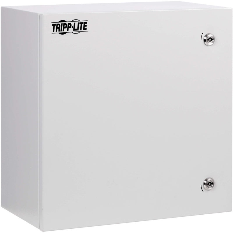 Side view of Tripp Lite industrial enclosure showing 6-inch depth profile