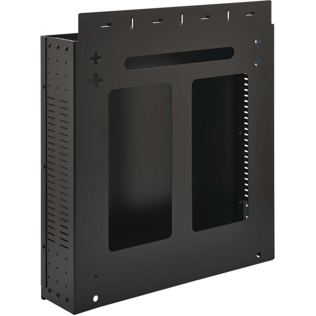 Tripp Lite SRWO2UBRKT 2U Montaje Vertical de Bajo Perfil Montaje en Pared Mini Rack Enclosure Ventilado Alta Resistencia Capacidad de Peso Estático/Estacionario de 75 lb