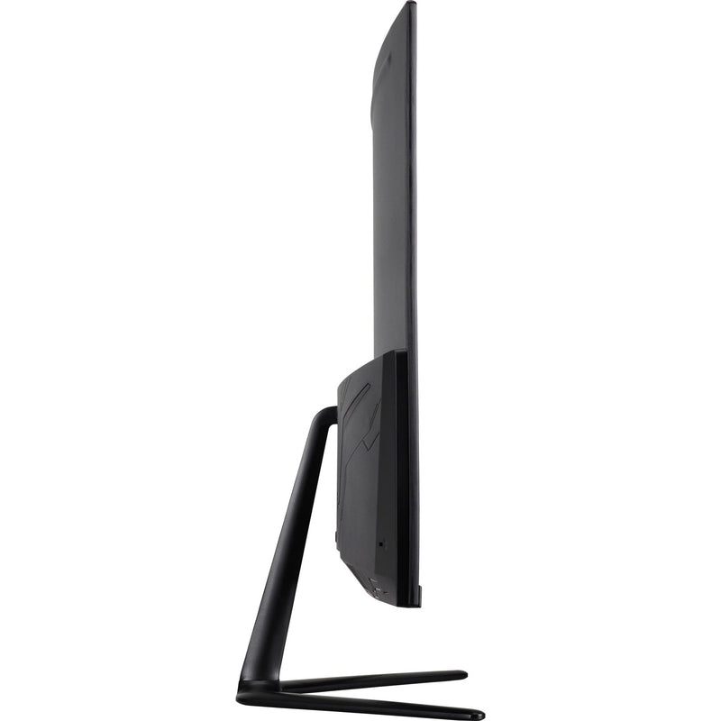 Side view of Acer Nitro monitor displaying slim profile and stand design