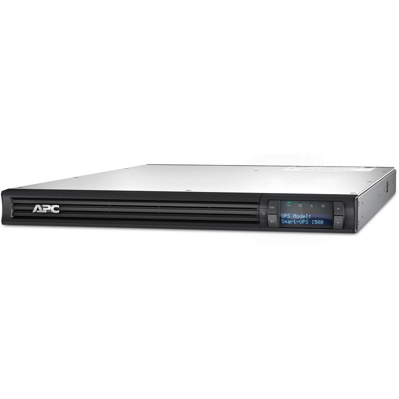 Perspective view of APC Smart-UPS 1500VA rackmount UPS showing build quality