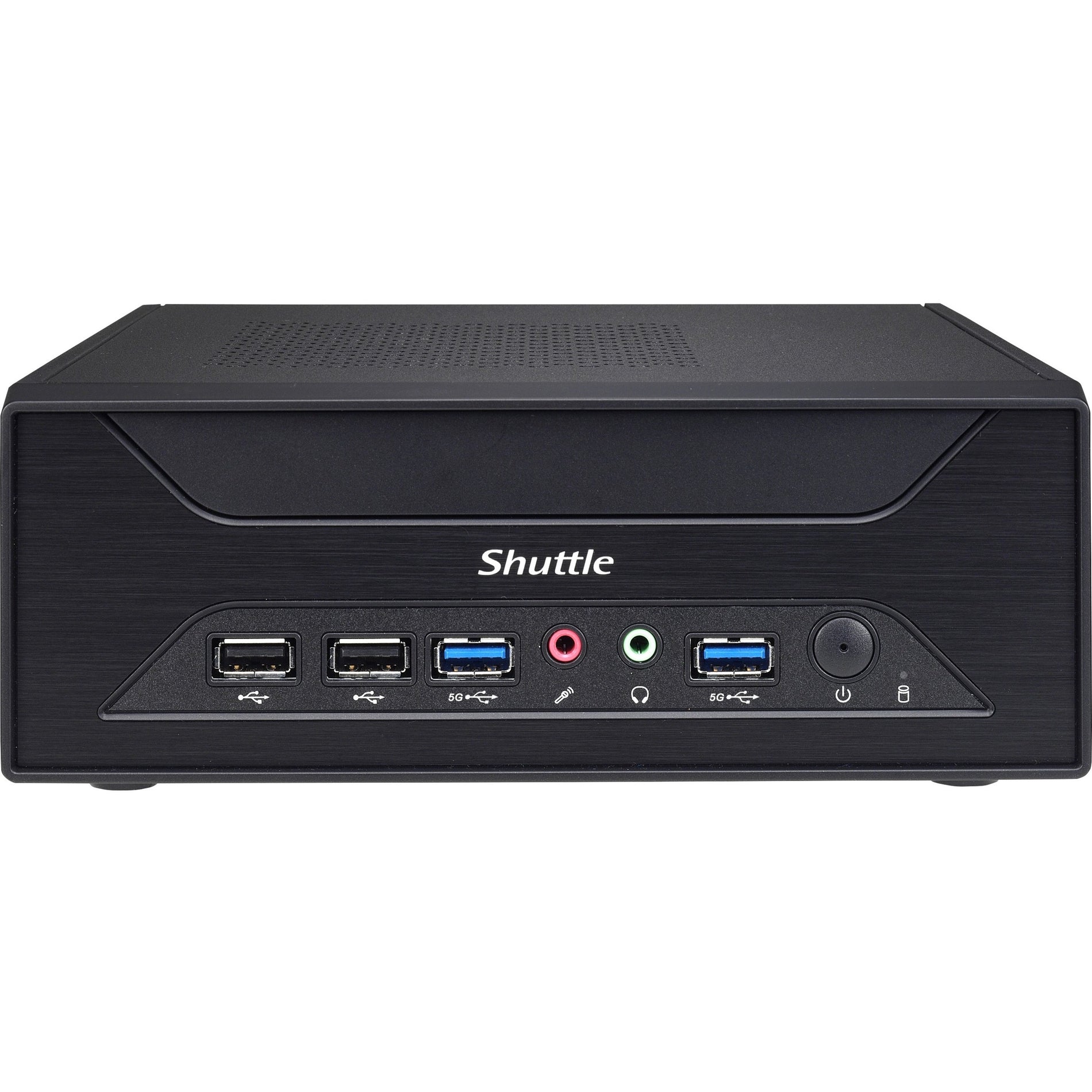 Shuttle XH510G XPC slim Barebone System - Compact and Powerful, Socket LGA-1200, Supports Core i7/i3/Celeron/Pentium Gold/Core i9/Core i5, DDR4 SDRAM, 64GB RAM, HDD/SSD Storage, HDMI, 8 USB Ports, Gigabit Ethernet, ENERGY STAR 8.0