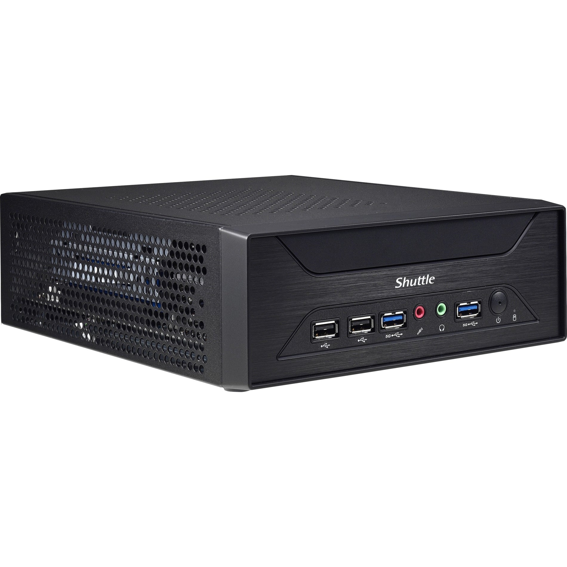 Shuttle XH510G XPC slanke Barebone-systeem - Compact en krachtig Socket LGA-1200 Ondersteunt Core i7/i3/Celeron/Pentium Gold/Core i9/Core i5 DDR4 SDRAM 64GB RAM HDD/SSD opslag HDMI 8 USB-poorten Gigabit Ethernet ENERGY STAR 8.0