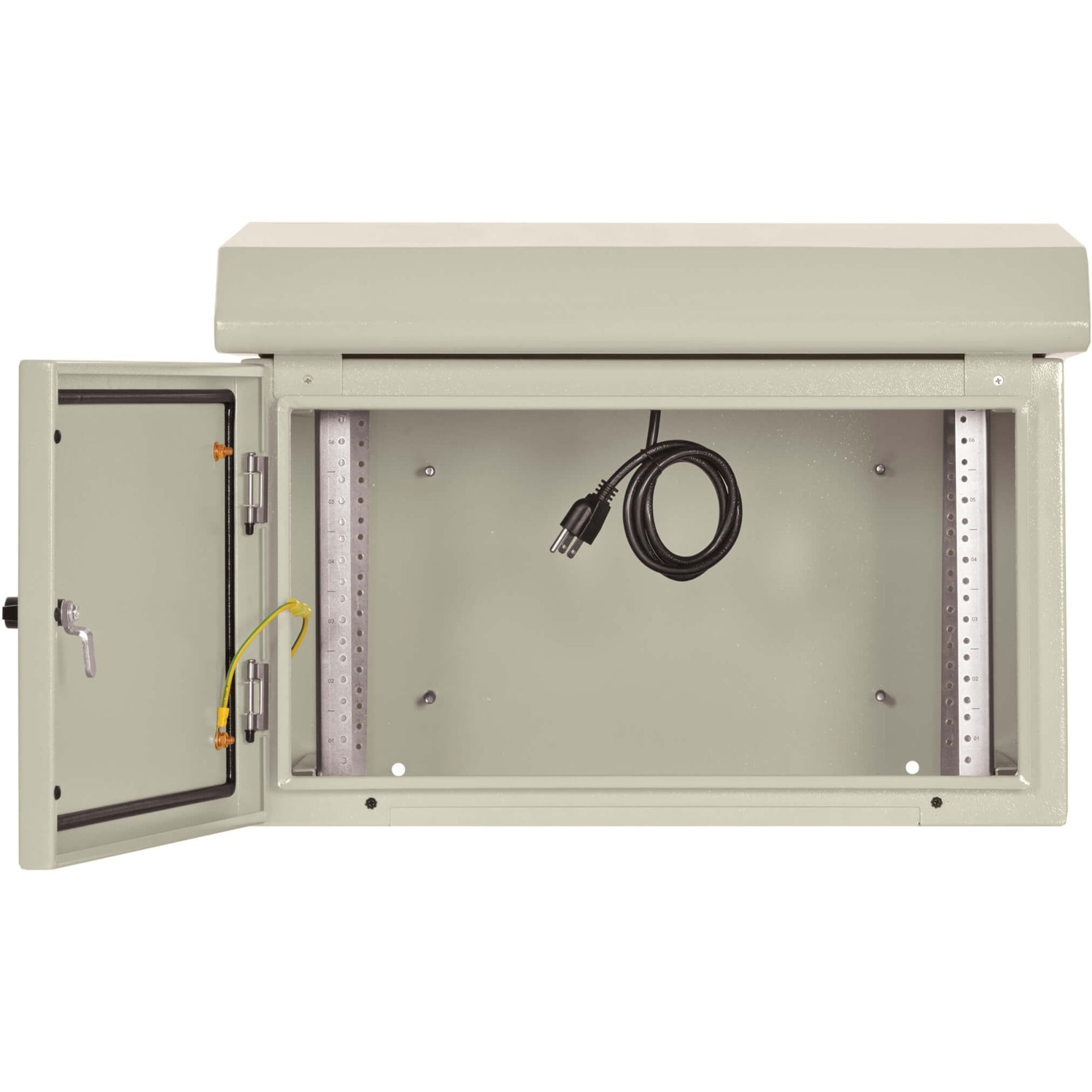 Tripp Lite SmartRack SRN3RG6U Rack Mount Enclosure, Lockable Door, Snow Resistant, Moisture Resistant, Damage Resistant, Tamper Resistant, Anti-theft, Cable Management, Adjustable Mounting Rails, Debris Resistant, Heavy Duty, Rain Resistant