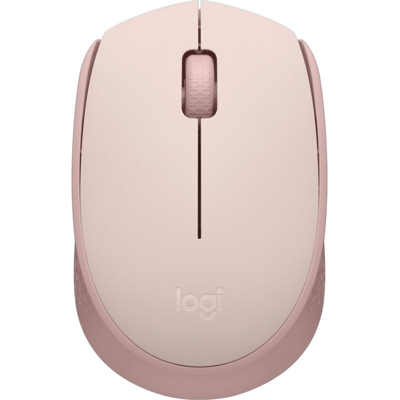 Direct top view of rose gold M170 wireless mouse