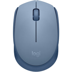 Logitech M170 Wireless Optical Mouse, 2.4GHz RF Technology, USB Receiver, Compatible with Windows/Mac/Chrome/Android, Blue Gray - 910-006863 (1 Year Warranty)