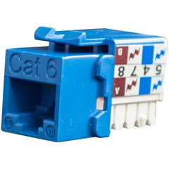 SIMPLY45 S45-3690BL Cat6 No Apantallado Jack Keystone de 90 Grados - Azul Paquete de 10