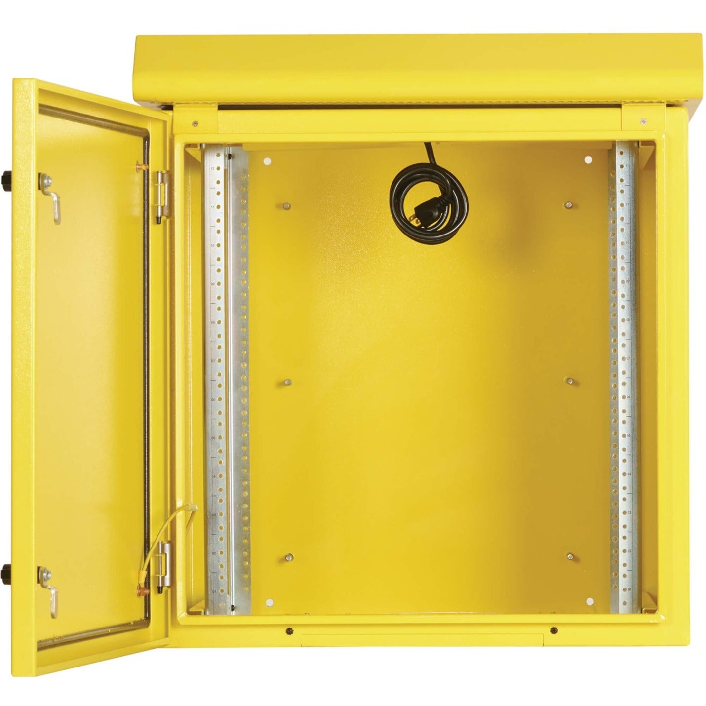 Tripp Lite SRN3RY12U Industrial Enclosure, 12U Rack Mount Enclosure, Yellow, Moisture Resistant, Snow Resistant, Lockable Door