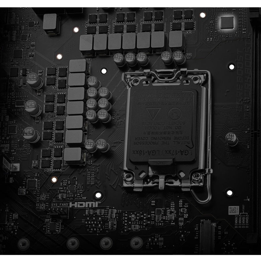 MSI PRO B760-P WIFI Gaming Desktop Motherboard PROB760PWIFI, Intel B760 Chipset, Socket LGA-1700, ATX - High Performance Gaming Motherboard