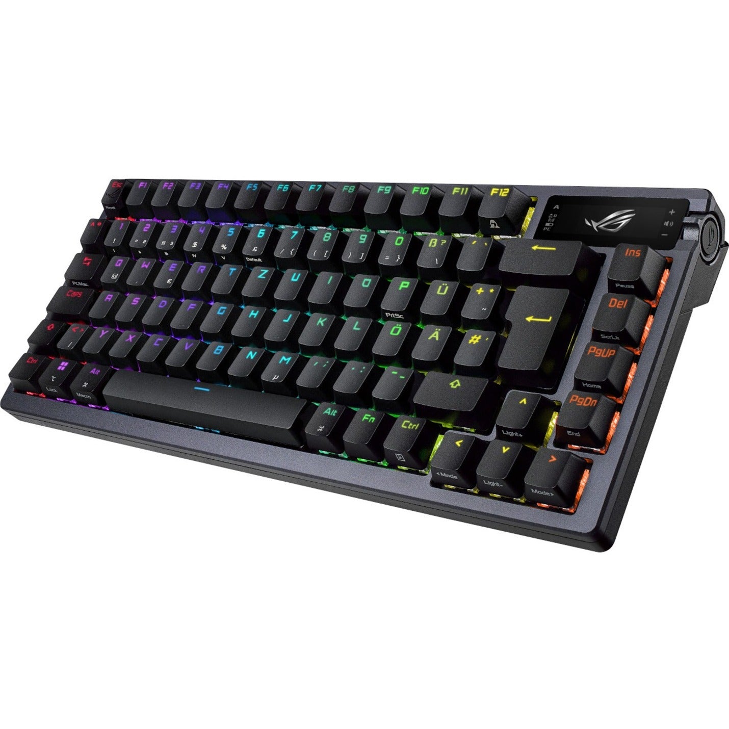 Asus ROG M701 ROG AZOTH/NXBL/CA/PBT Azoth Gaming Keyboard, RGB LED Backlight, Mechanical Keyswitch Technology, Ergonomic Design