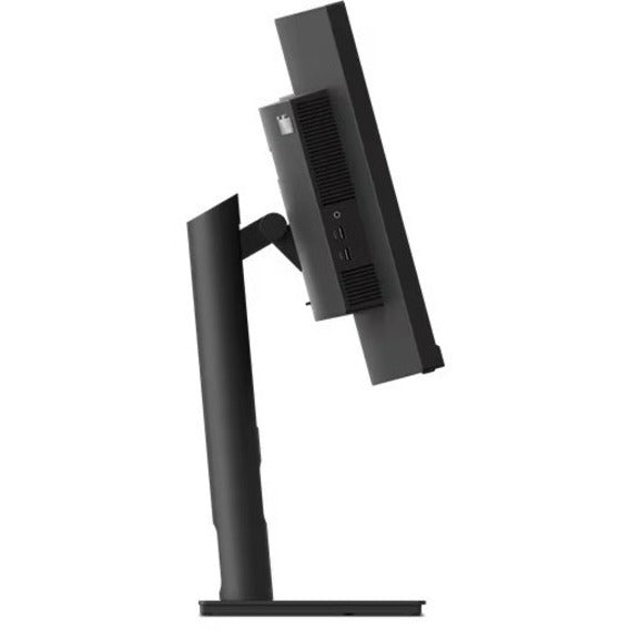 Side view of Lenovo ThinkVision T34w-30 monitor showing adjustable stand mechanism