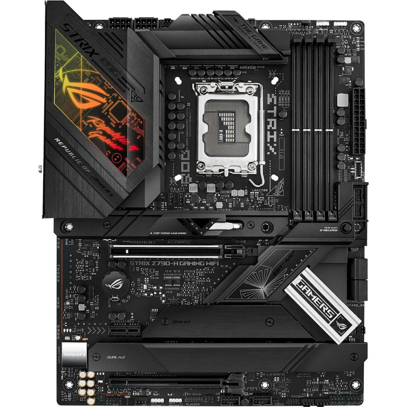 Asus Gaming Desktop Motherboard ROG STRIX Z790-H GAMING WIFI, Intel Z790 Chipset, LGA-1700, ATX