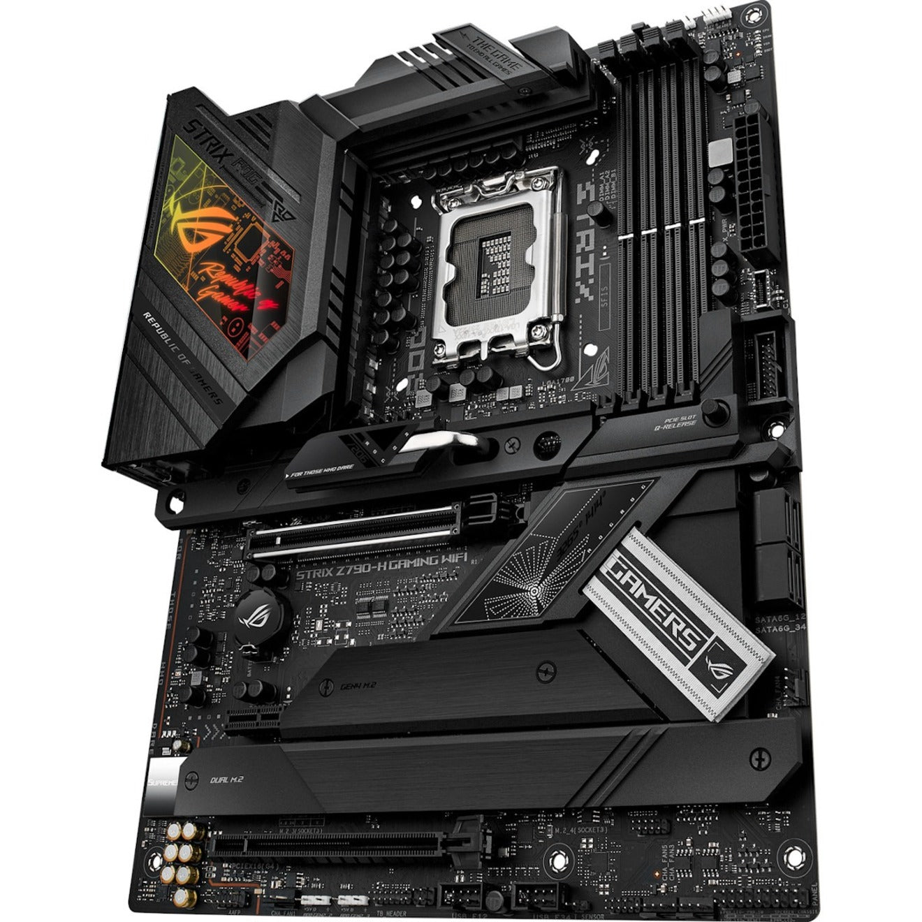 Asus Gaming Desktop Motherboard ROG STRIX Z790-H GAMING WIFI, Intel Z790 Chipset, LGA-1700, ATX