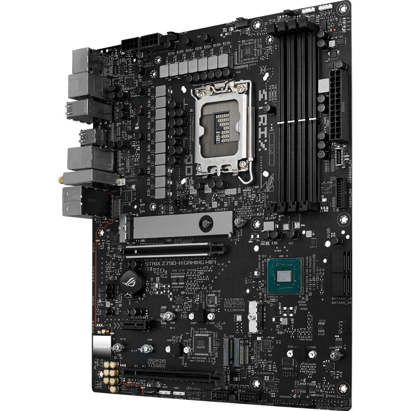 Asus Gaming Desktop Motherboard ROG STRIX Z790-H GAMING WIFI, Intel Z790 Chipset, LGA-1700, ATX