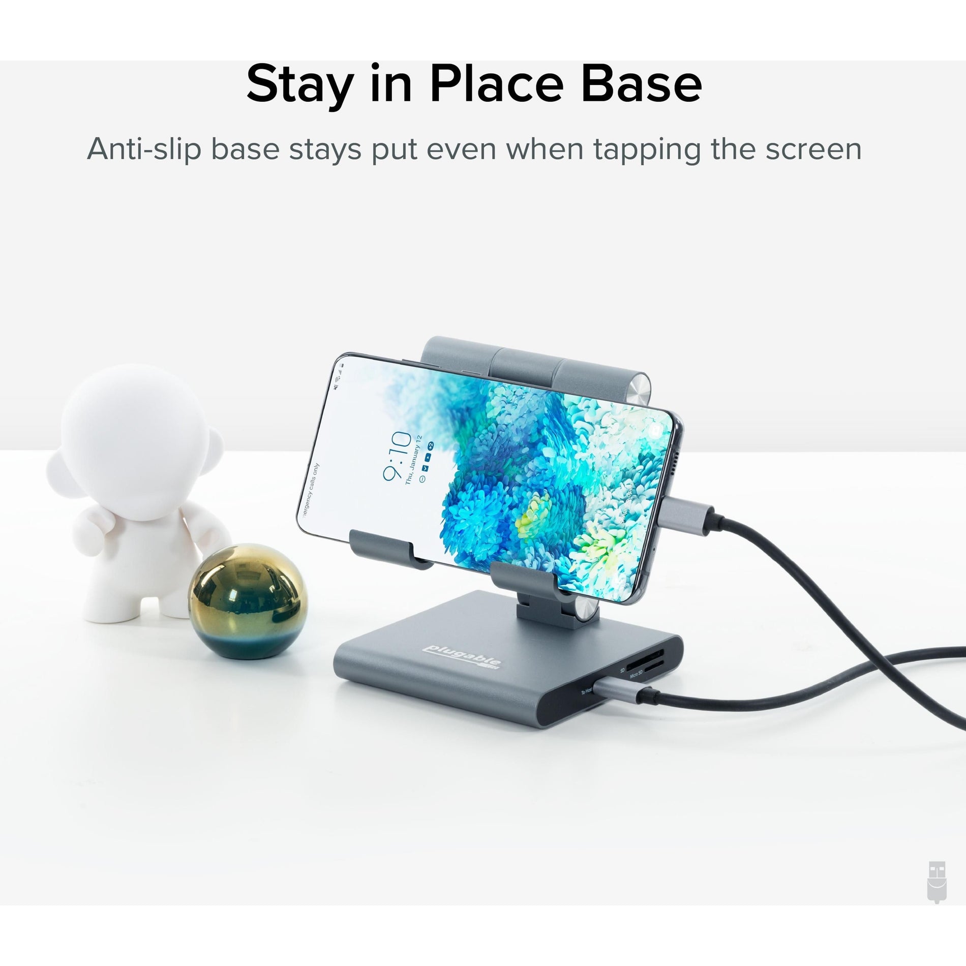Plugable UDS-7IN1 Docking Station USB Type-C Notebook/Tablet/Smartphone Stand