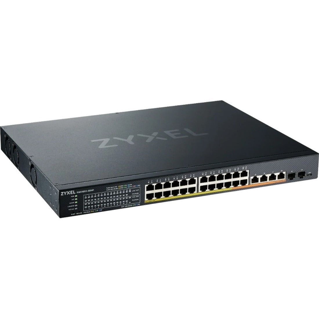 ZYXEL XMG1930 28-Port Multi-Gigabit Smart Managed Ethernet Switch, 10G/2.5G PoE++, 700W Budget, 24x 2.5G Ports, 4x 10G Ports, Rack-Mountable - XMG1930-30HP (Lifetime Warranty)