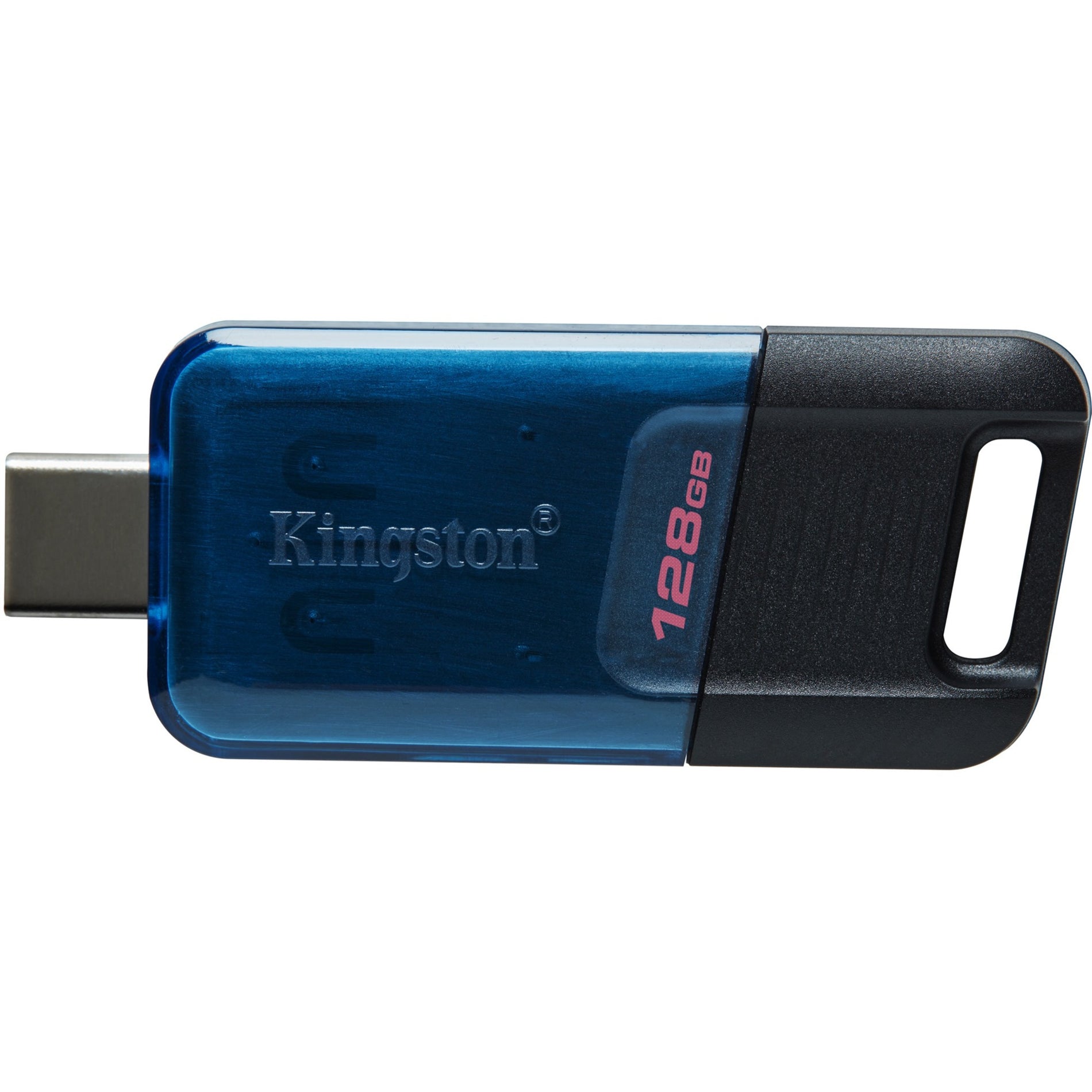 Kingston DT80M/128GB DataTraveler 80 M 128GB USB-C Flash Drive 5 Jaar Garantie 200 MB/s Overdrachtssnelheid