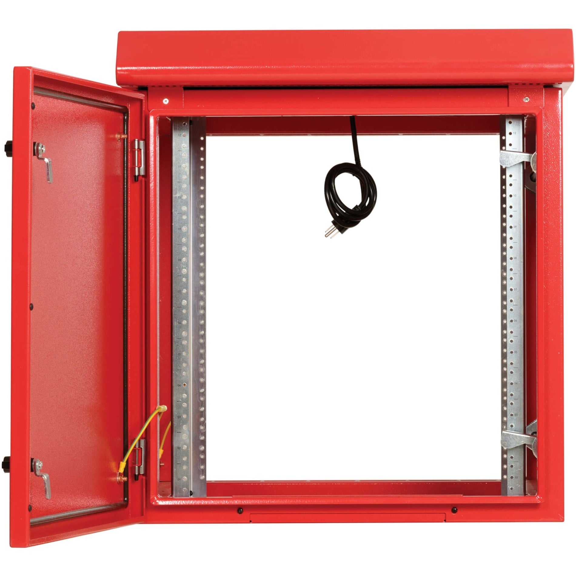 Tripp Lite SRN3RR12US SmartRack Rack Mount Enclosure, 12U, Red, Lockable Door, Cable Management