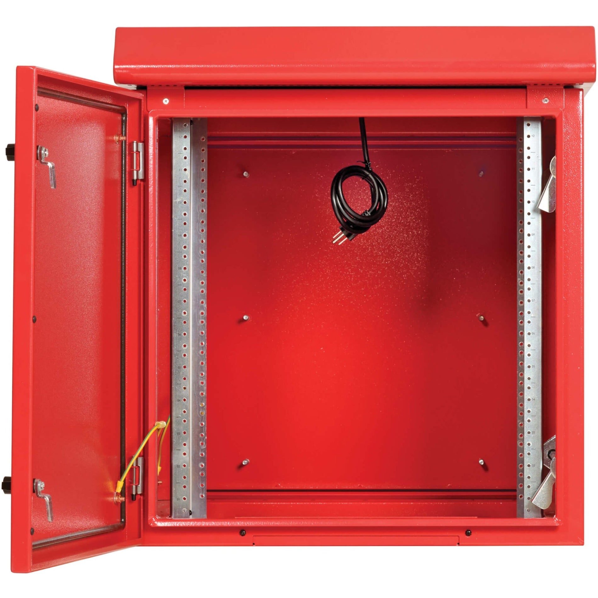 Tripp Lite SRN3RR12US SmartRack Rack Mount Enclosure, 12U, Red, Lockable Door, Cable Management