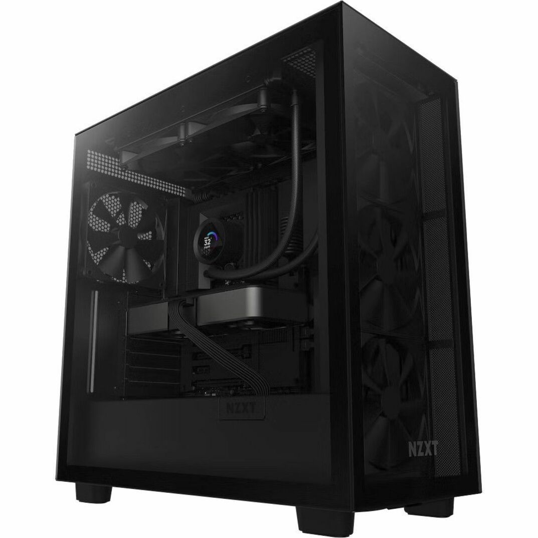 NZXT RL-KN280-B1 Kraken 280 280mm AIO Liquid Cooler with LCD Display, Black  - Powerful Cooling for Your PC