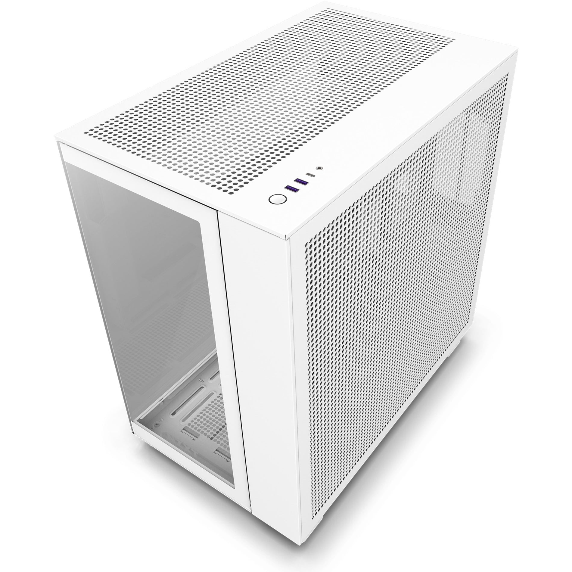 NZXT H6 Flow ATX Mid-Tower Case with Dual Chamber White CC-H61FW