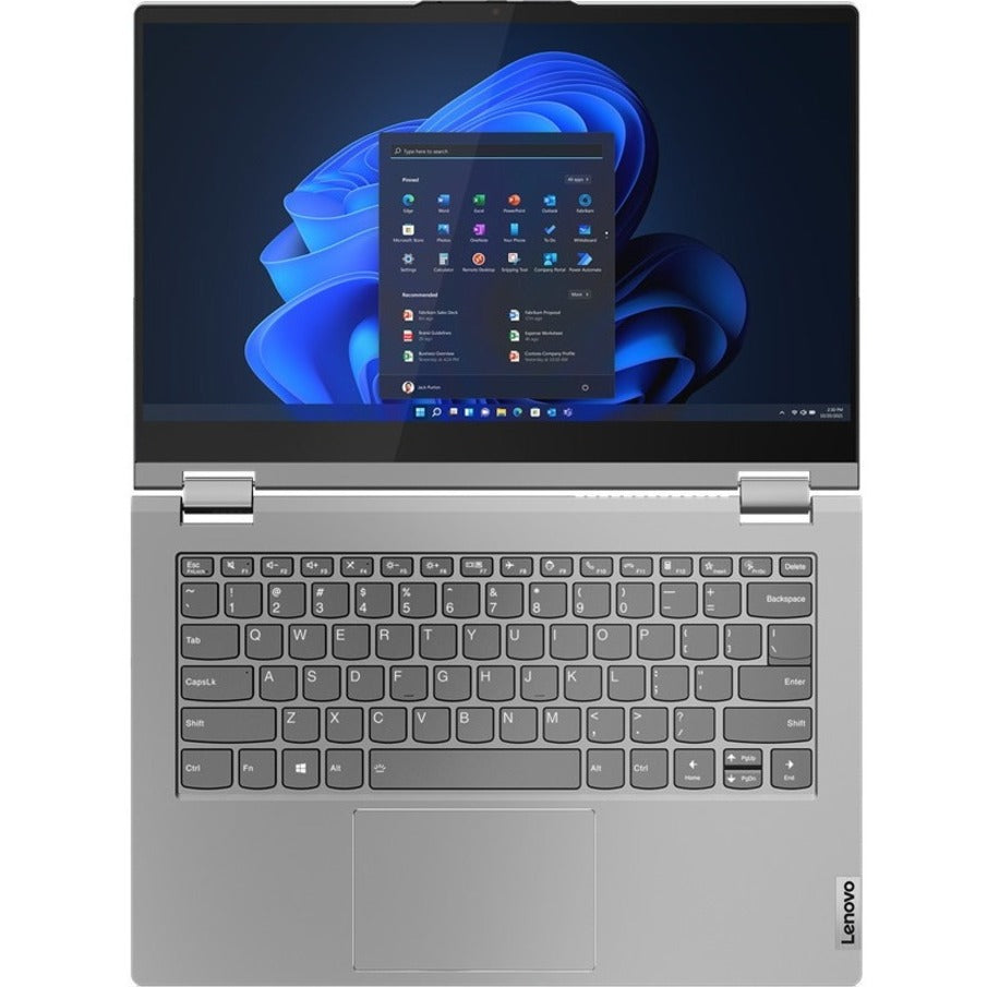 Lenovo 21JG0019US ThinkBook 14s Yoga G3 IRU 2 in 1 Notebook, 14" Touchscreen, Intel Core i5, 16GB RAM, 256GB SSD, Mineral Gray