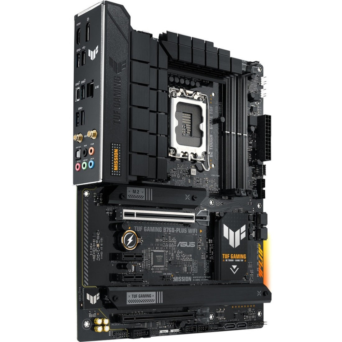 Gaming Desktop Motherboard TUF GAMING B760-PLUS WIFI, Intel B760 Chipset, Socket LGA-1700, ATX