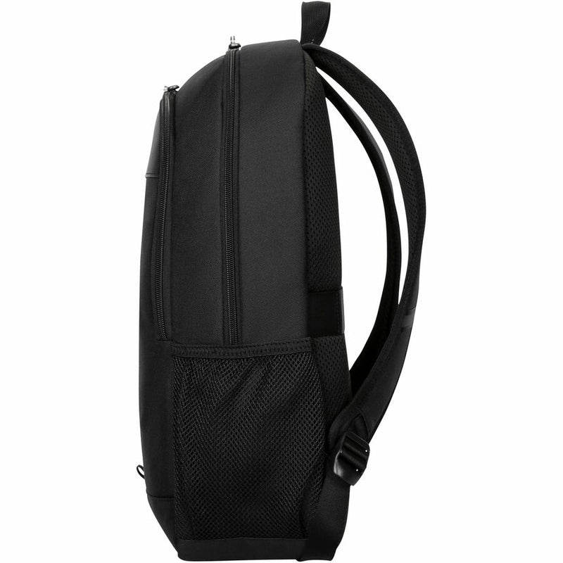 Angular view of Targus Classic Notebook Backpack showing dimensional design