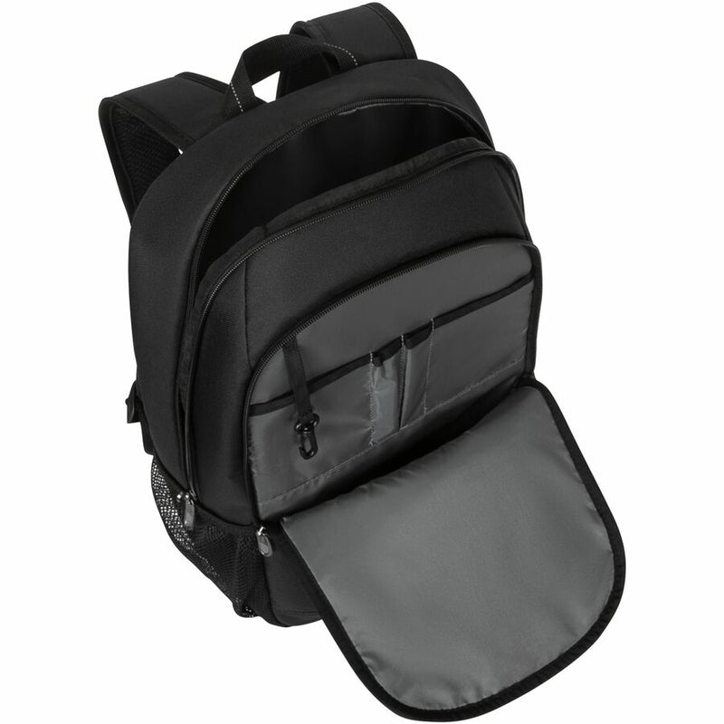 Interior view of Targus Classic Notebook Backpack showing compartments