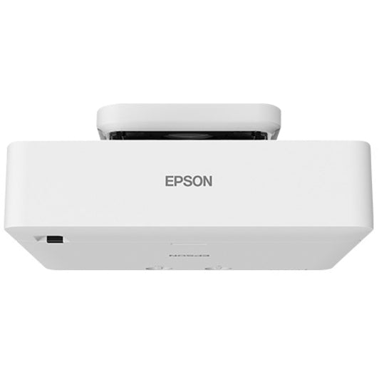 Bottom view of Epson PowerLite L770U showing ceiling mount compatibility