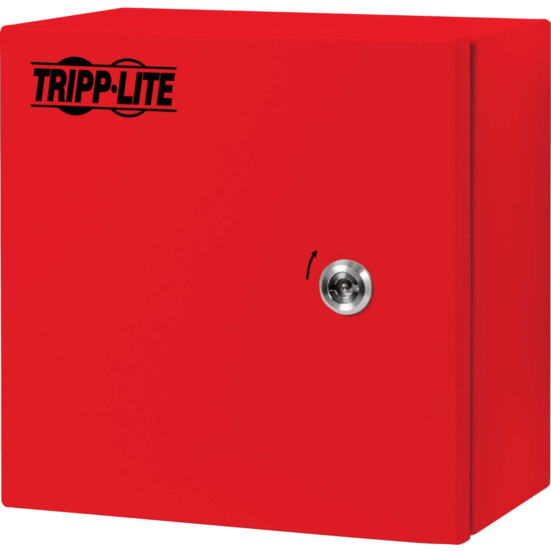 Perspective view of Tripp Lite SmartRack compact industrial enclosure