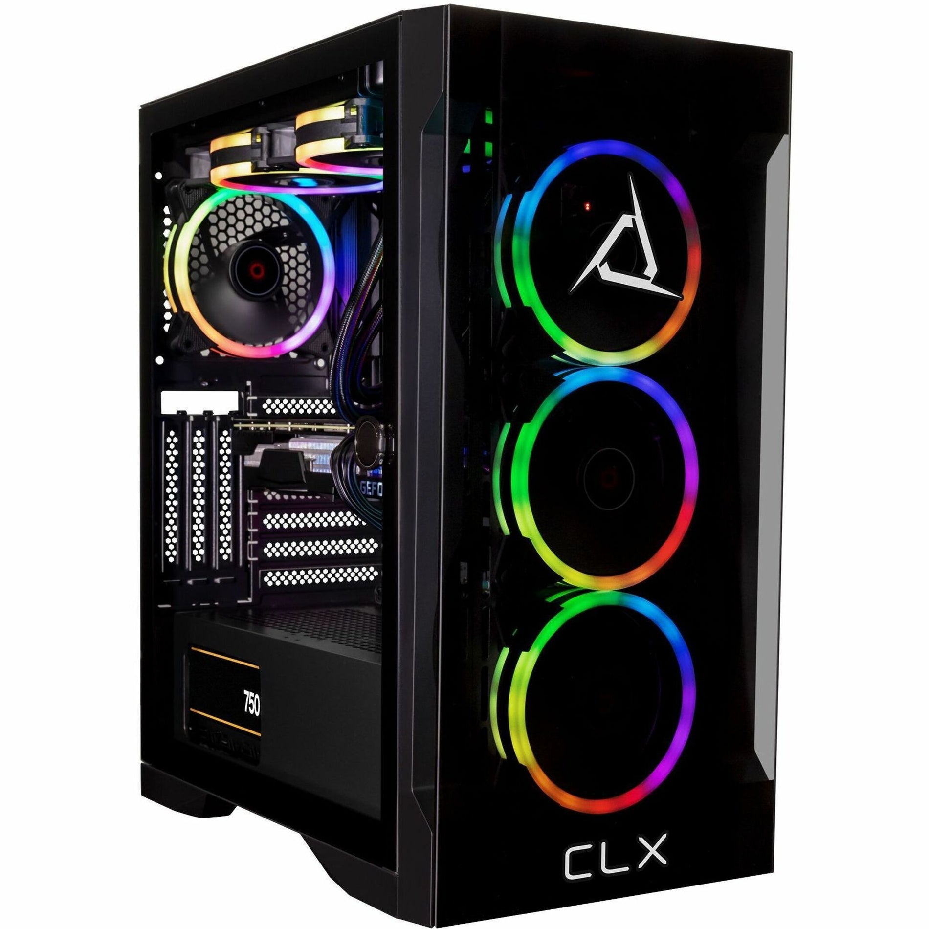 CLX TGMSETRTH2904BM Gaming Desktop Computer - Liquid Cooled AMD Ryzen 9 7900X 4.7GHz 12-Core Processor, 32GB DDR5 Memory, GeForce RTX 3080 10GB GDDR6X Graphics, 500GB SSD, 4TB HDD, WiFi, Windows 11 Home 64-bit