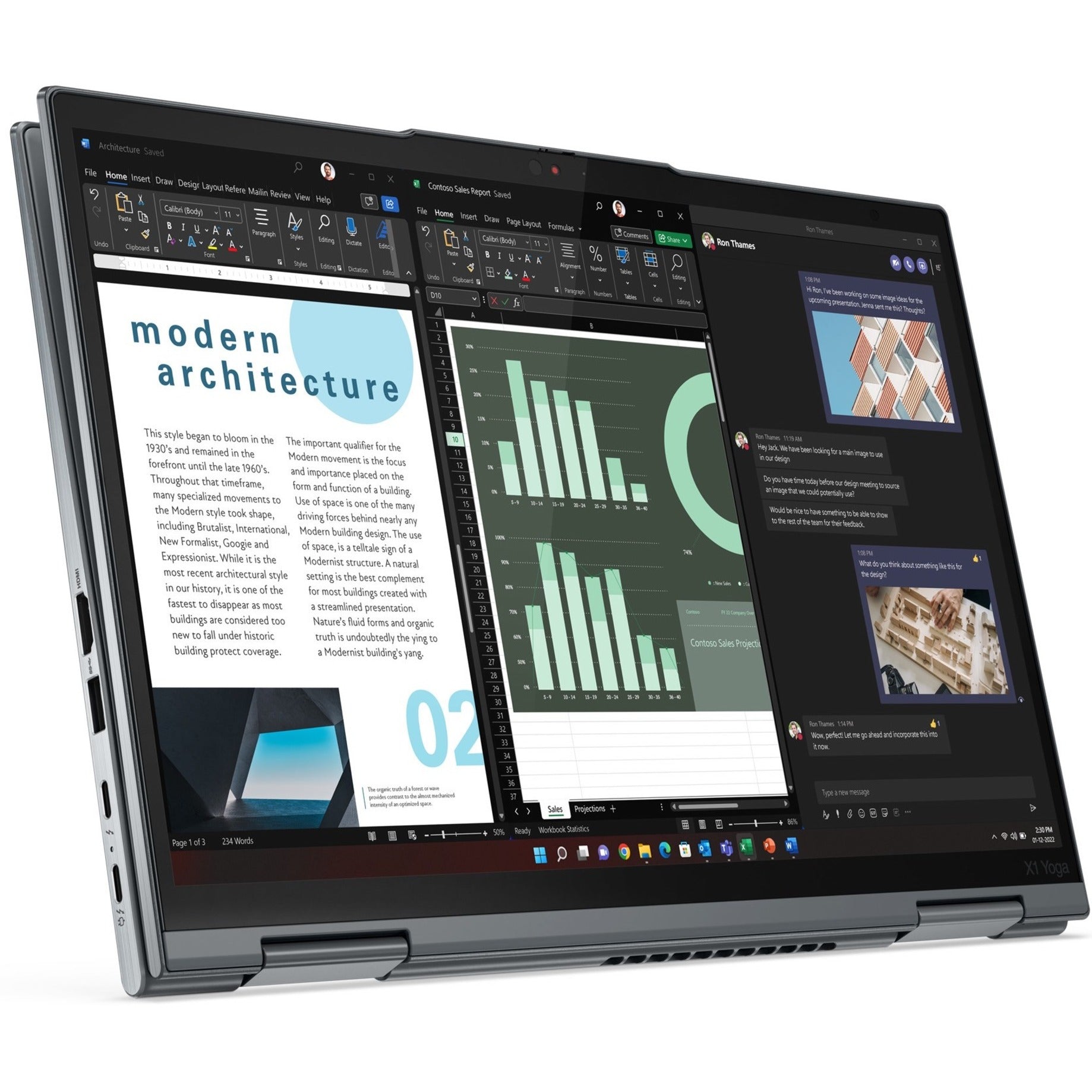 레노버 21HQ001NUS ThinkPad X1 Yoga G8 2 in 1 노트북 i5-1335U 16GB RAM 256GB SSD 14" 터치스크린 윈도우 11 프로