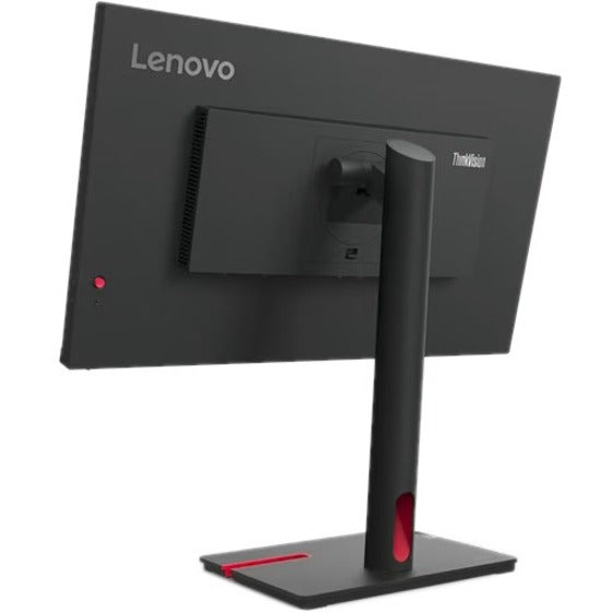 Rear view of Lenovo ThinkVision T24i-30 monitor highlighting slim profile and professional design