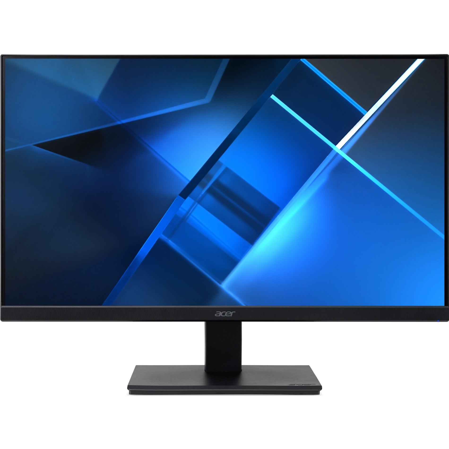 Front view of Acer Vero V7 monitor showing sleek stand design and adjustable viewing angles-alternate-image2