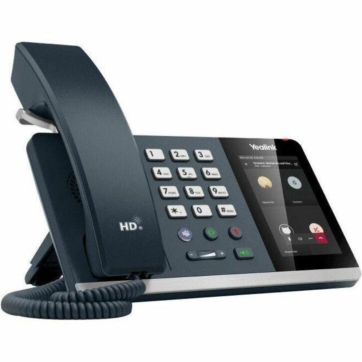 Detailed view of Yealink MP54-Zoom IP phone highlighting connectivity features and interface