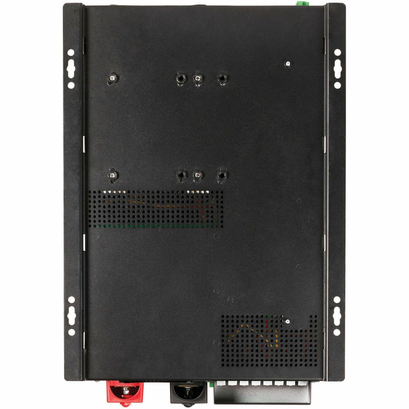 Rear view of inverter showing connection ports and terminal layout