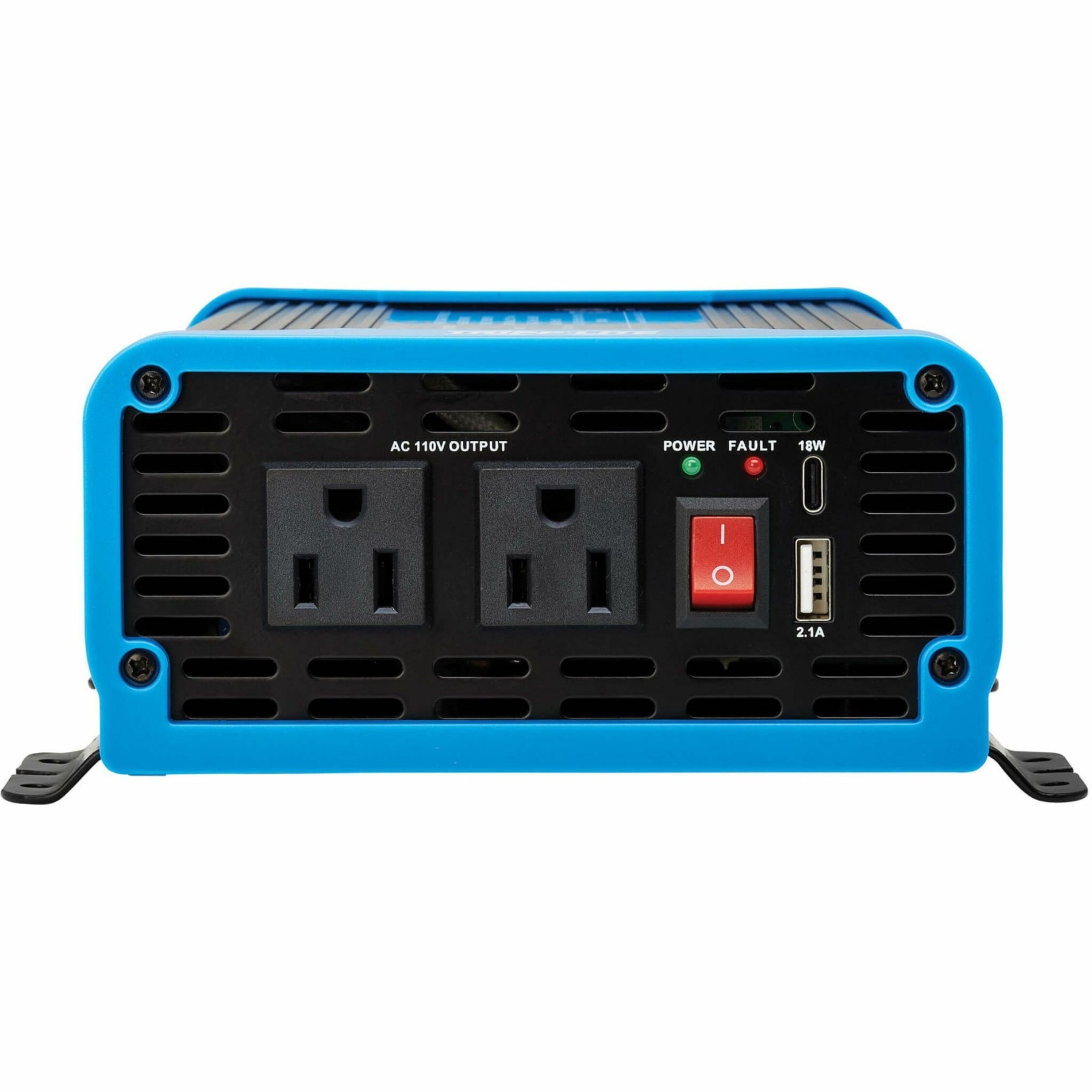 Tripp Lite PINV600SW-120 600W Light-Duty Compact Power Inverter - Pure Sine Wave 2x 5-15R USB Charging