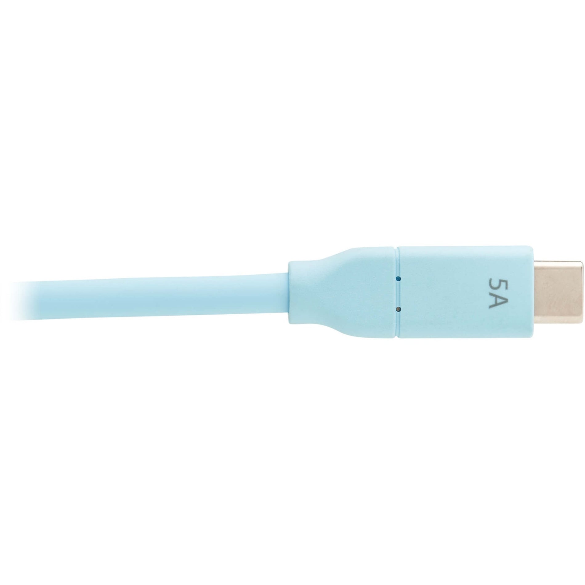 Tripp Lite U040AB-006CS5LB Cable USB-C a USB-C (M/M) Azul Claro 6 pies (1.8 m) Carga Rápida Resistente a Enredos