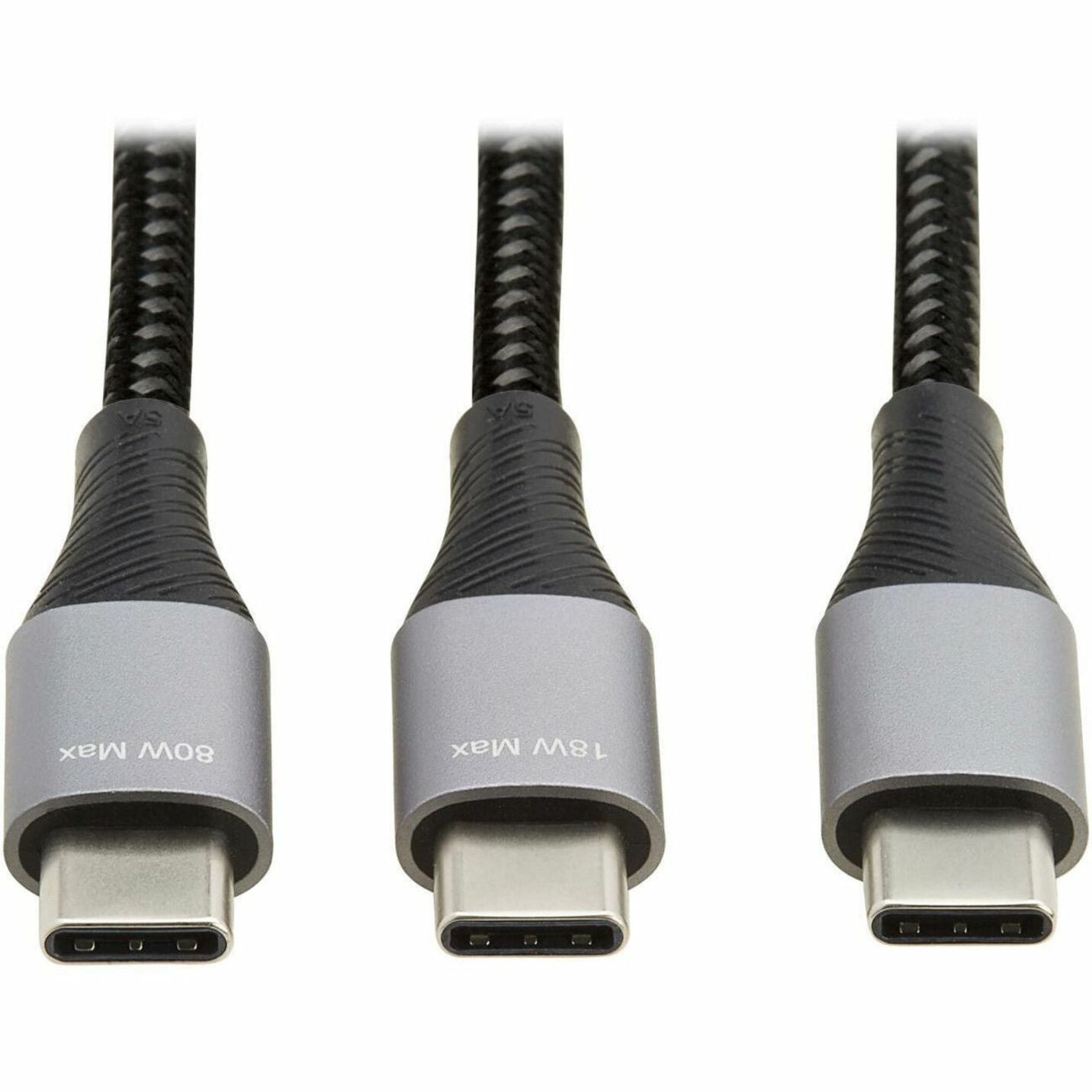 Tripp Lite U420P-2X6-100W Câble/Splitter de Charge USB-C (M/2xM) - Charge PD 100W 6 ft. (18 m)