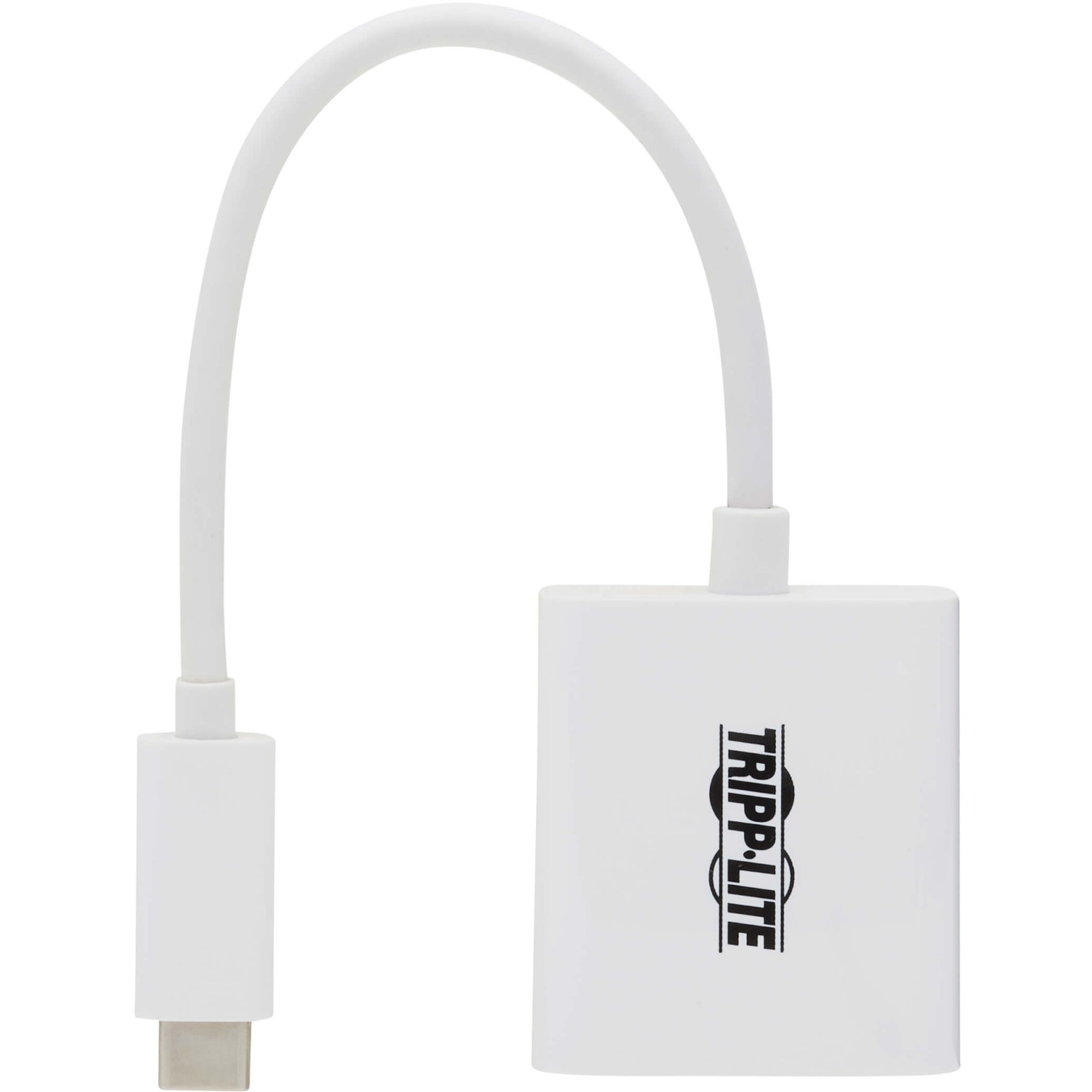 أدابتر USB-C إلى HDMI من Tripp Lite U444-06N-HD8K6W (M/F) - 8K 60 هرتز، HDR، 4:4:4، HDCP 2.3، أبيض، توصيل وتشغيل