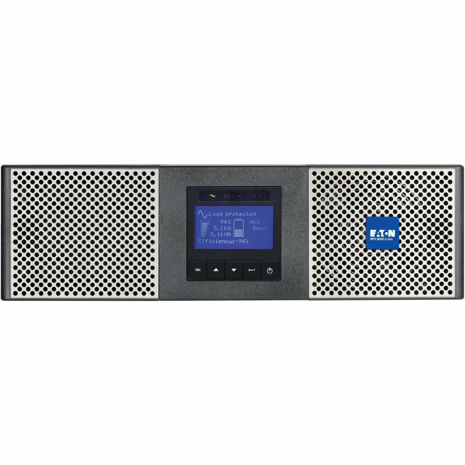 Eaton 9PX6K-L 9PX 6000VA SAI en Rack/Torre Garantía de 5 Años Onda Sinusoidal Pura Batería de Ion Litio